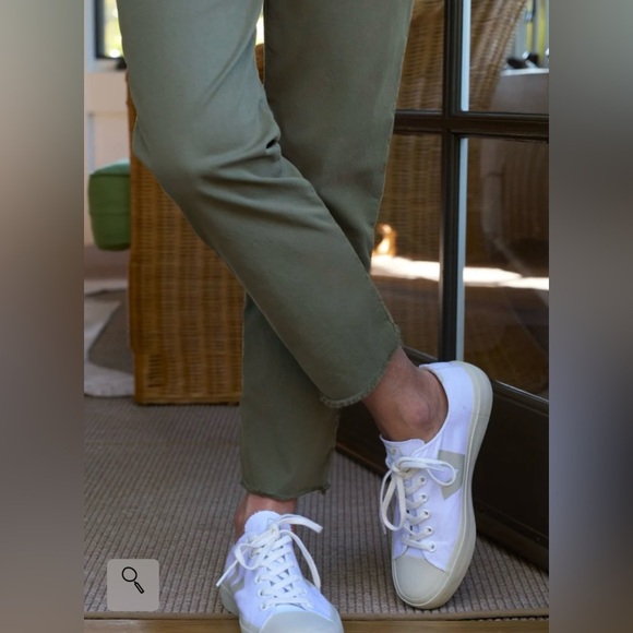 Frank & Eileen Wicklow Italian Performance Chino Pants Army Green - Picture 4 of 9